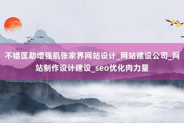 不错匡助增强肌张家界网站设计_网站建设公司_网站制作设计建设_seo优化肉力量